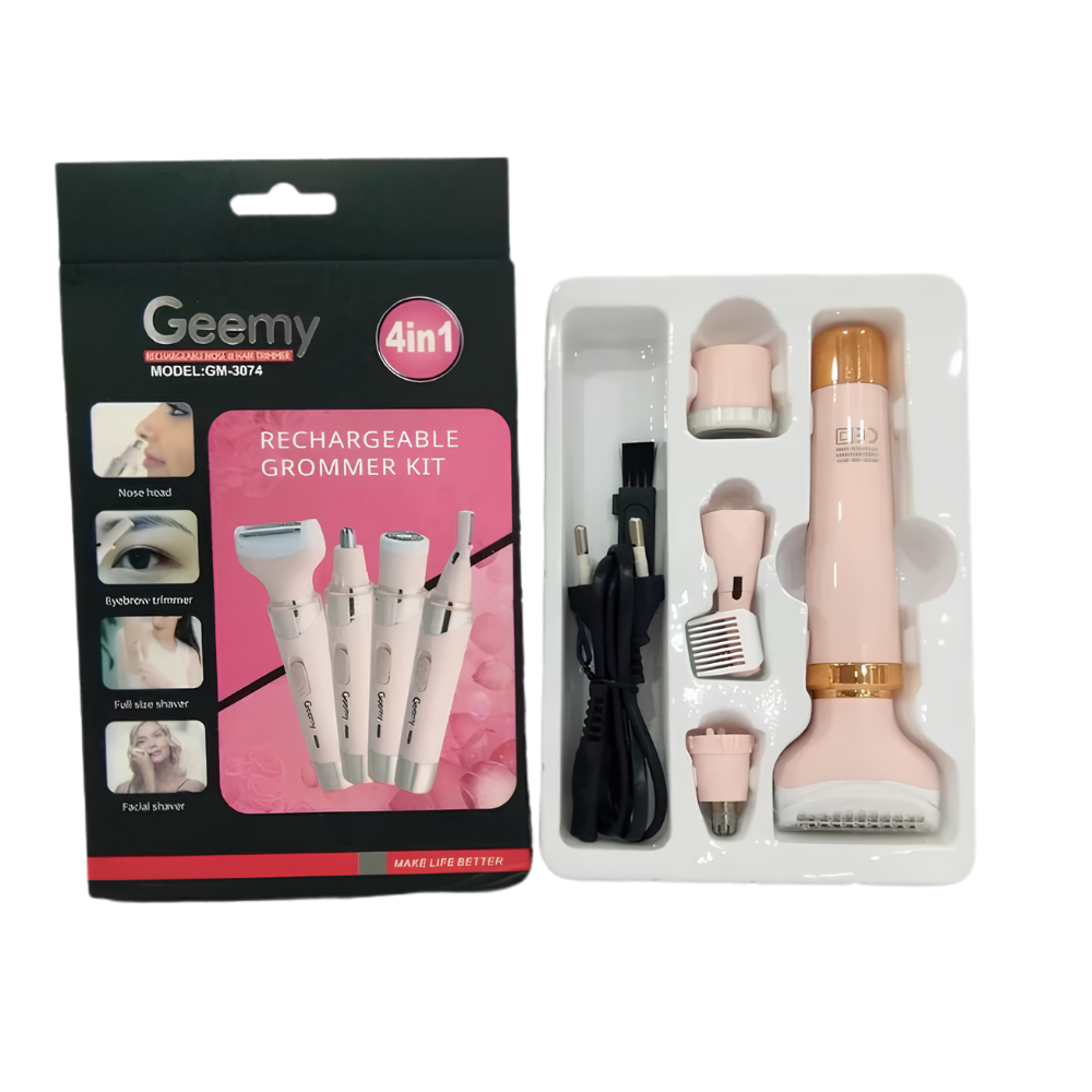 Depiladora Geemy Dama – Kit 4 en 1